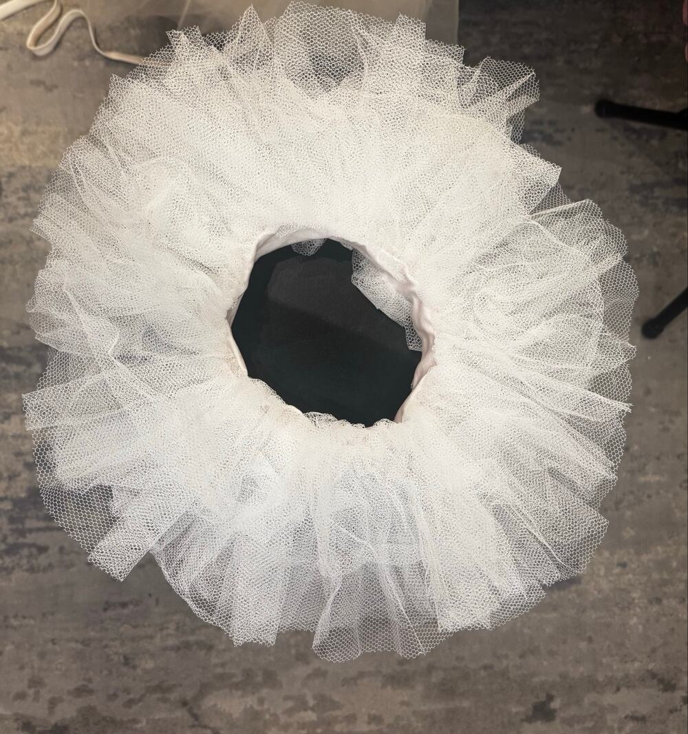 White tutu girls size S
